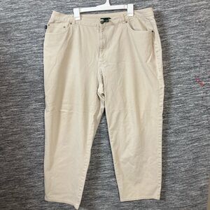 Ralph Lauren Cream Casual Jean-Like Trousers